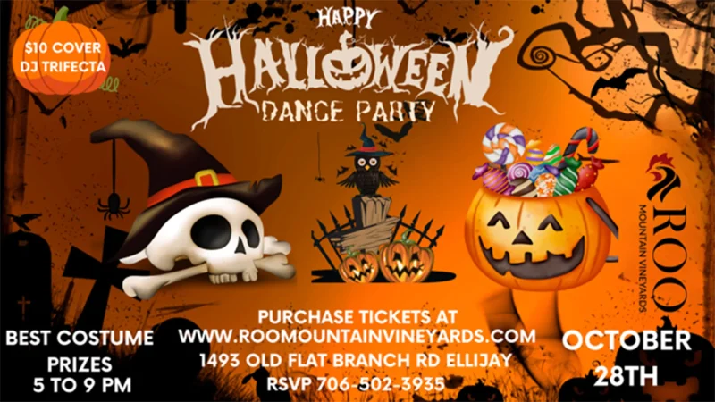 Halloween Dance Party flyer