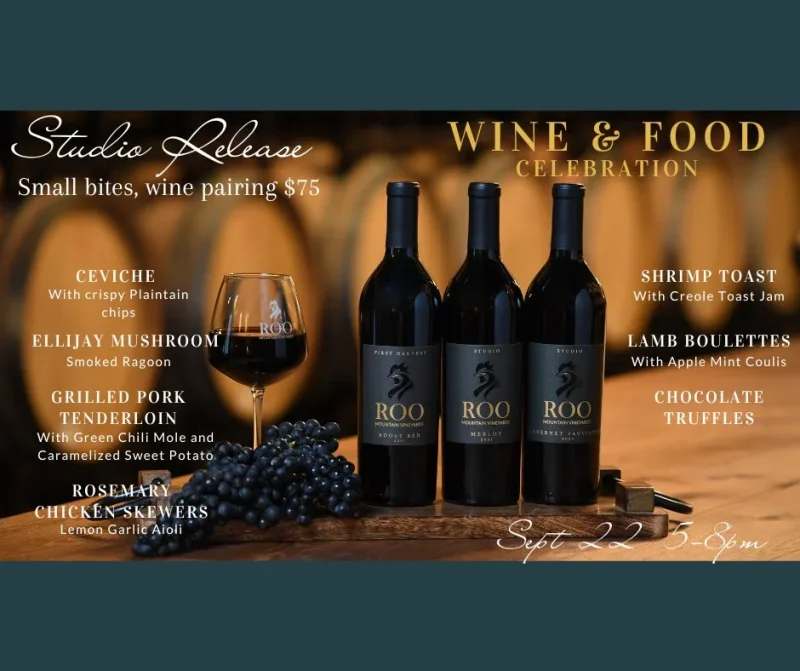 WIne & Food Celebration flyer