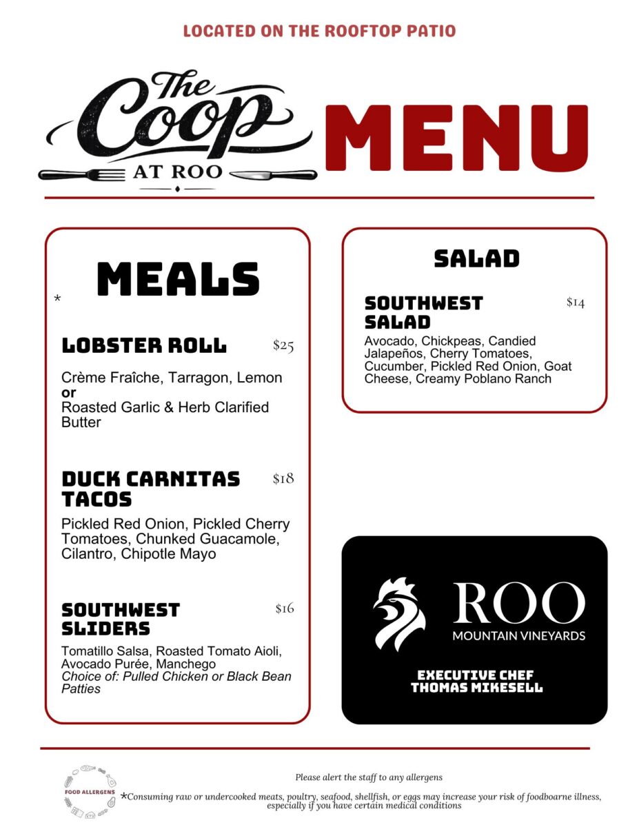 The Coop Menu June 2026
