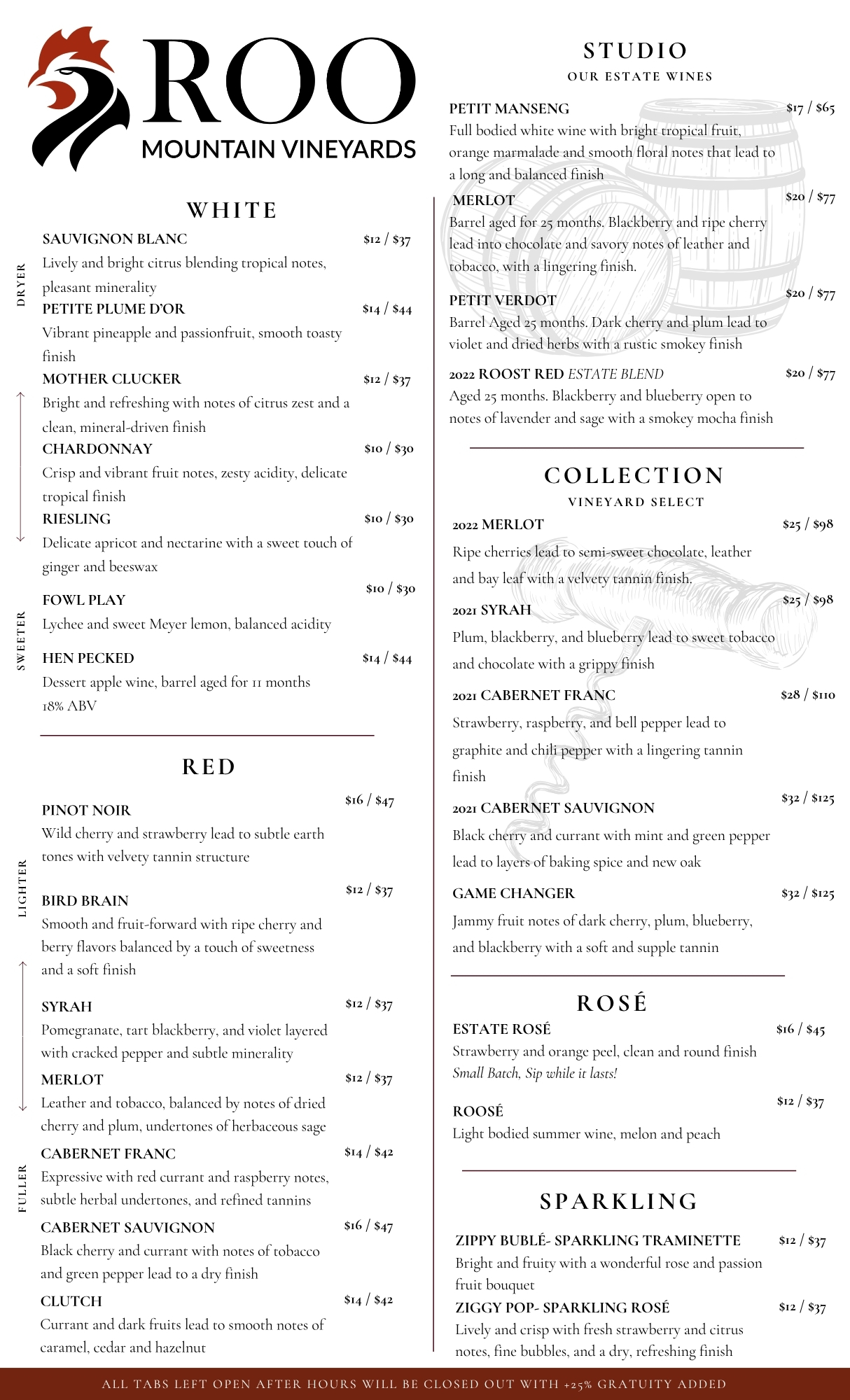 Wine List June 2026